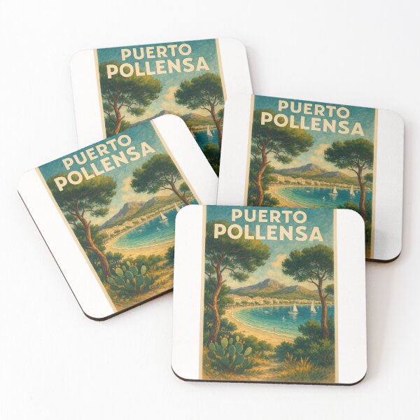 Item preview, Puerto Pollensa Mallorca Seaside Beach and Bay View designed and sold by Places On Earth.