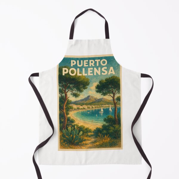 Item preview, Puerto Pollensa Mallorca Seaside Beach and Bay View designed and sold by Places On Earth.