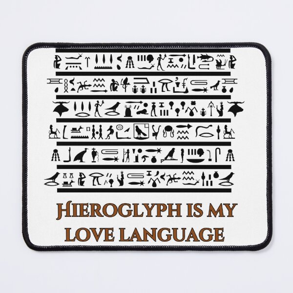 Item preview, Hieroglyph Is My Love Language – Funny Egyptian History Design designed and sold by By-soso.