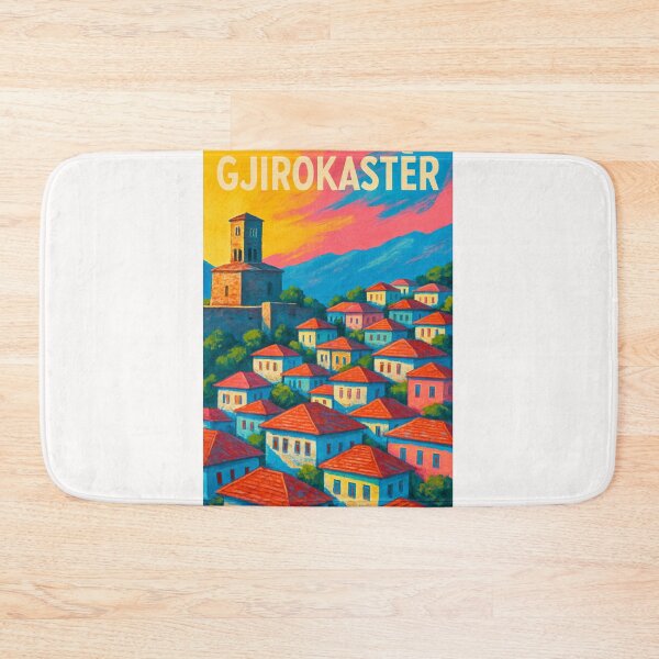 Item preview, Sunset Over Gjirokastër, Albania designed and sold by Places On Earth.
