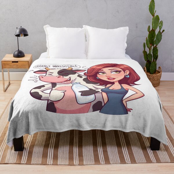 Item preview, funny art Udderly irresistible designed and sold by Uglyandcute.