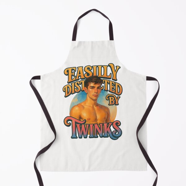 Item preview, Easily Distracted by Twinks - Retro Gay Man designed and sold by Places On Earth.