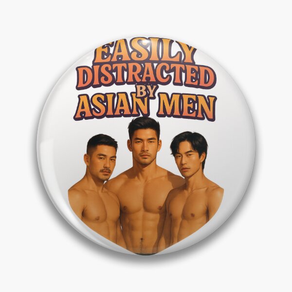 Item preview, Easily Distracted by Asian Men – Gay Trio Version designed and sold by Places On Earth.