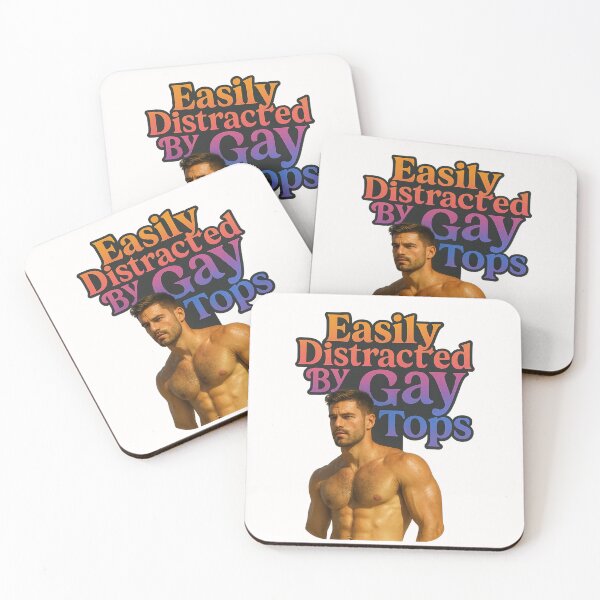 Item preview, Easily Distracted by Gay Tops – Queer Masculinity Pride designed and sold by Places On Earth.