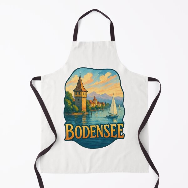Item preview, Lake Constance Tower View, Bodensee designed and sold by Places On Earth.
