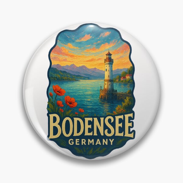 Item preview, Lindau Lighthouse on Lake Constance, Germany designed and sold by Places On Earth.