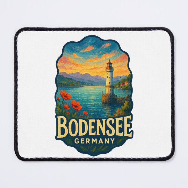 Item preview, Lindau Lighthouse on Lake Constance, Germany designed and sold by Places On Earth.