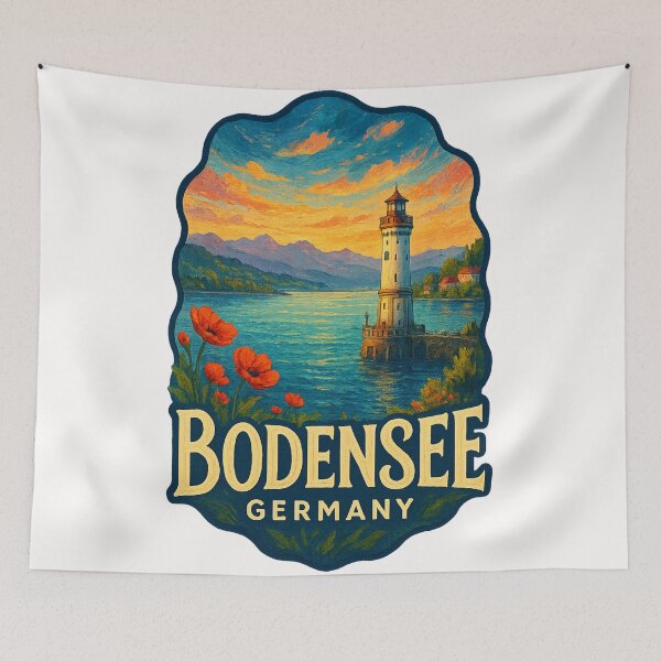 Item preview, Lindau Lighthouse on Lake Constance, Germany designed and sold by Places On Earth.