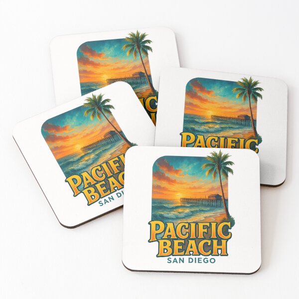 Item preview, Pacific Beach San Diego Sunset Pier designed and sold by Places On Earth.