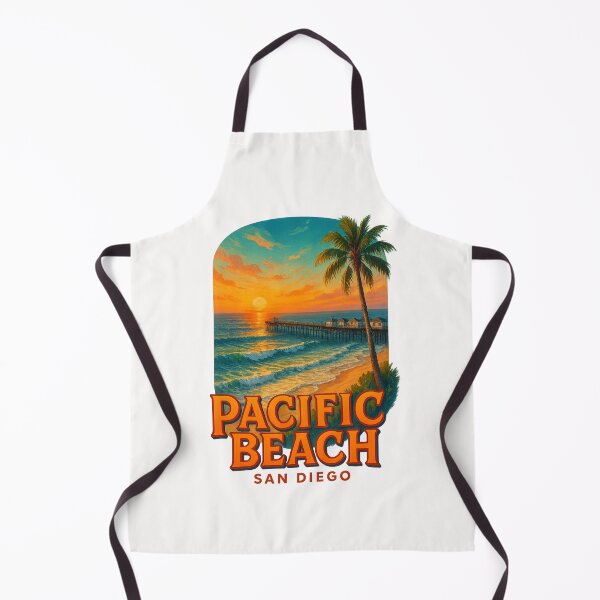 Item preview, Crystal Pier and Oceanfront at Pacific Beach, San Diego designed and sold by Places On Earth.