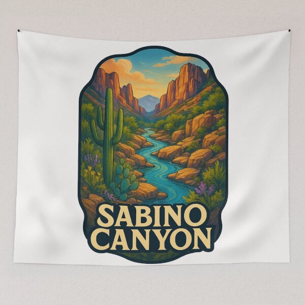 Item preview, Sabino Canyon, Sonoran Desert Arizona designed and sold by Places On Earth.