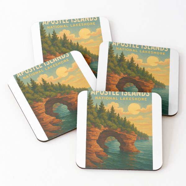 Item preview, Apostle Islands Sea Caves, Lake Superior Wisconsin designed and sold by StampMyPassport.