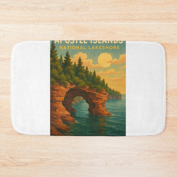 Item preview, Apostle Islands Sea Caves, Lake Superior Wisconsin designed and sold by StampMyPassport.