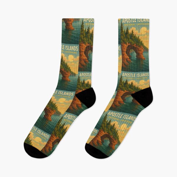 Item preview, Apostle Islands Sea Caves, Lake Superior Wisconsin designed and sold by StampMyPassport.