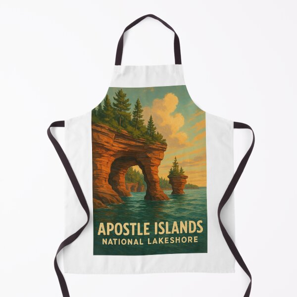Item preview, Lake Superior Cliffs, Apostle Islands Wisconsin designed and sold by StampMyPassport.