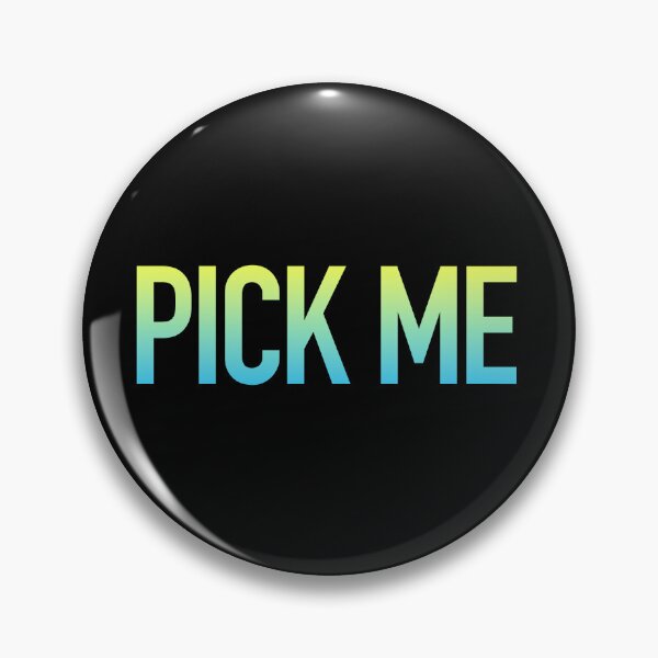 Item preview, PICK ME in yellow and aqua designed and sold by Memes N Lore .