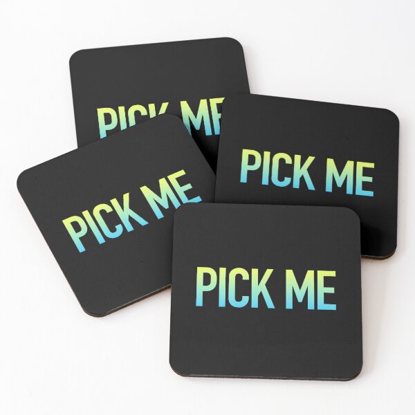 Item preview, PICK ME in yellow and aqua designed and sold by Memes N Lore .