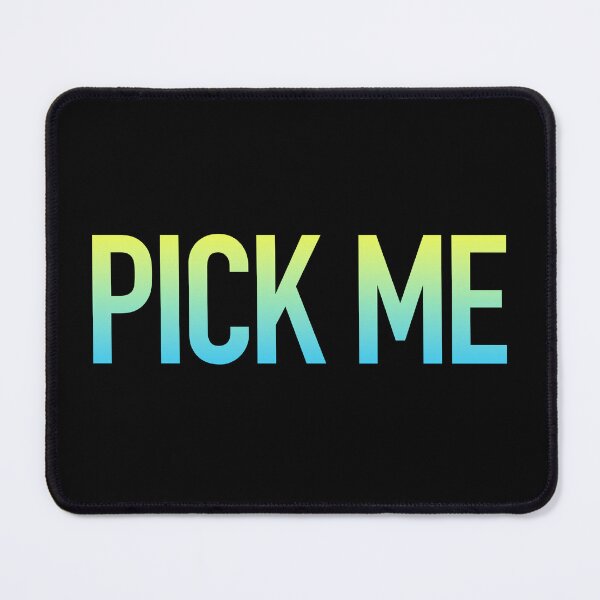 Item preview, PICK ME in yellow and aqua designed and sold by Memes N Lore .
