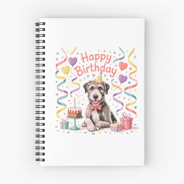 Item preview, Irish Wolfhound Birthday designed and sold by TheAnimalZ00.