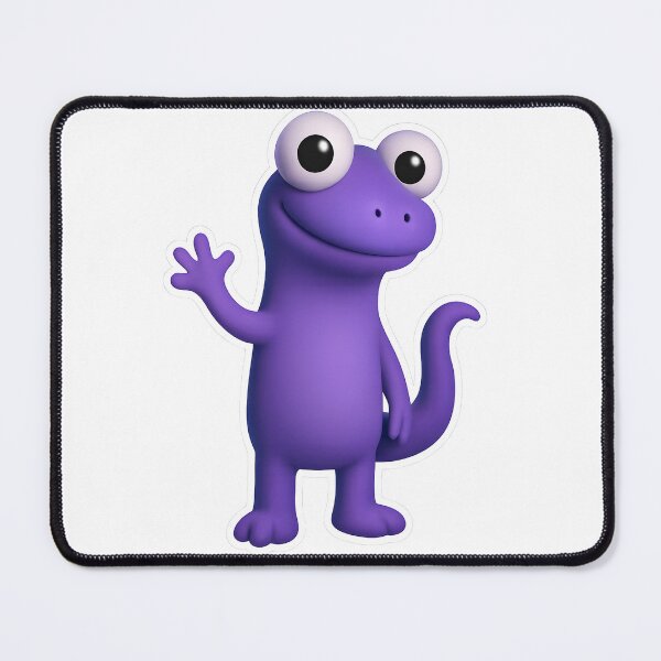 Item preview, Cute Purple Cartoon Lizard designed and sold by FunnySignalStudio.