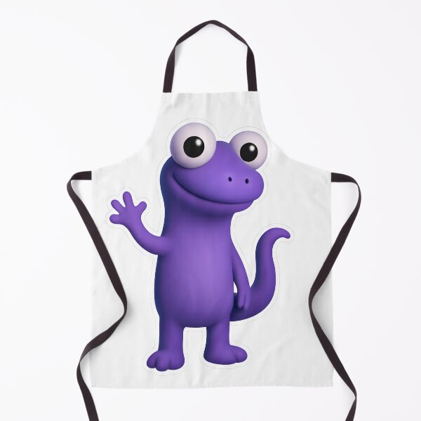 Item preview, Cute Purple Cartoon Lizard designed and sold by FunnySignalStudio.