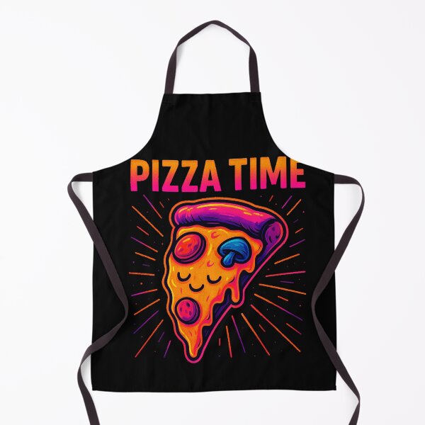 Item preview, Neon Pizza Slice – Cosmic Cheesy Vibes designed and sold by Qopta.