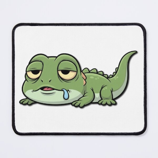 Item preview, Tired Gecko Funny Art designed and sold by Mayverse.