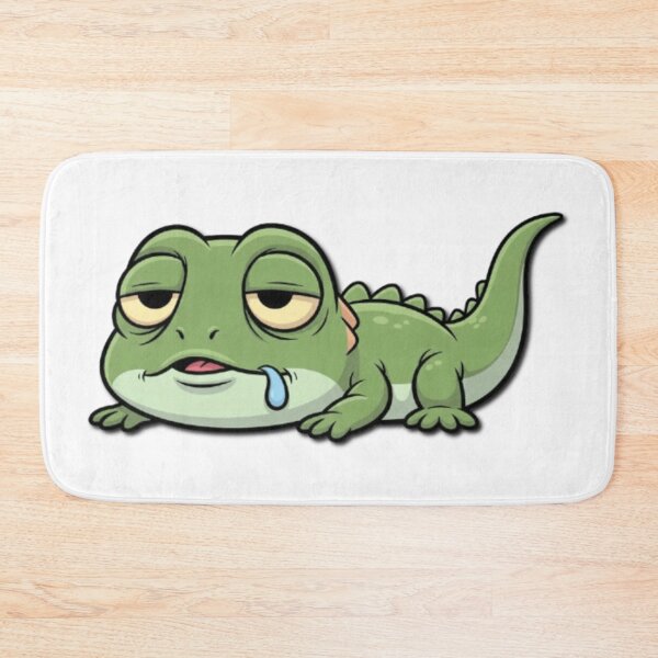Item preview, Tired Gecko Funny Art designed and sold by Mayverse.