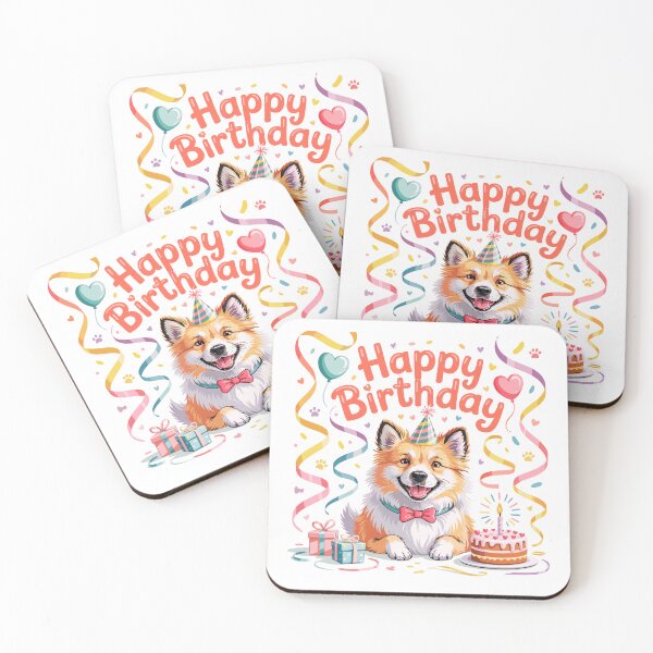 Item preview, Icelandic Sheepdog Birthday designed and sold by TheAnimalZ00.