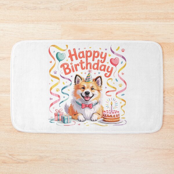 Item preview, Icelandic Sheepdog Birthday designed and sold by TheAnimalZ00.