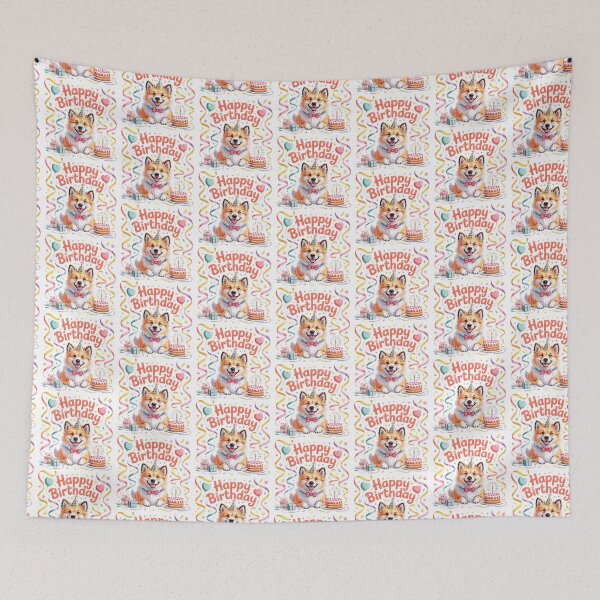 Item preview, Icelandic Sheepdog Birthday designed and sold by TheAnimalZ00.