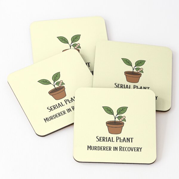 Item preview, Serial Plant Murderer in Recovery – Funny Plant Parent Design designed and sold by InkandBranch.