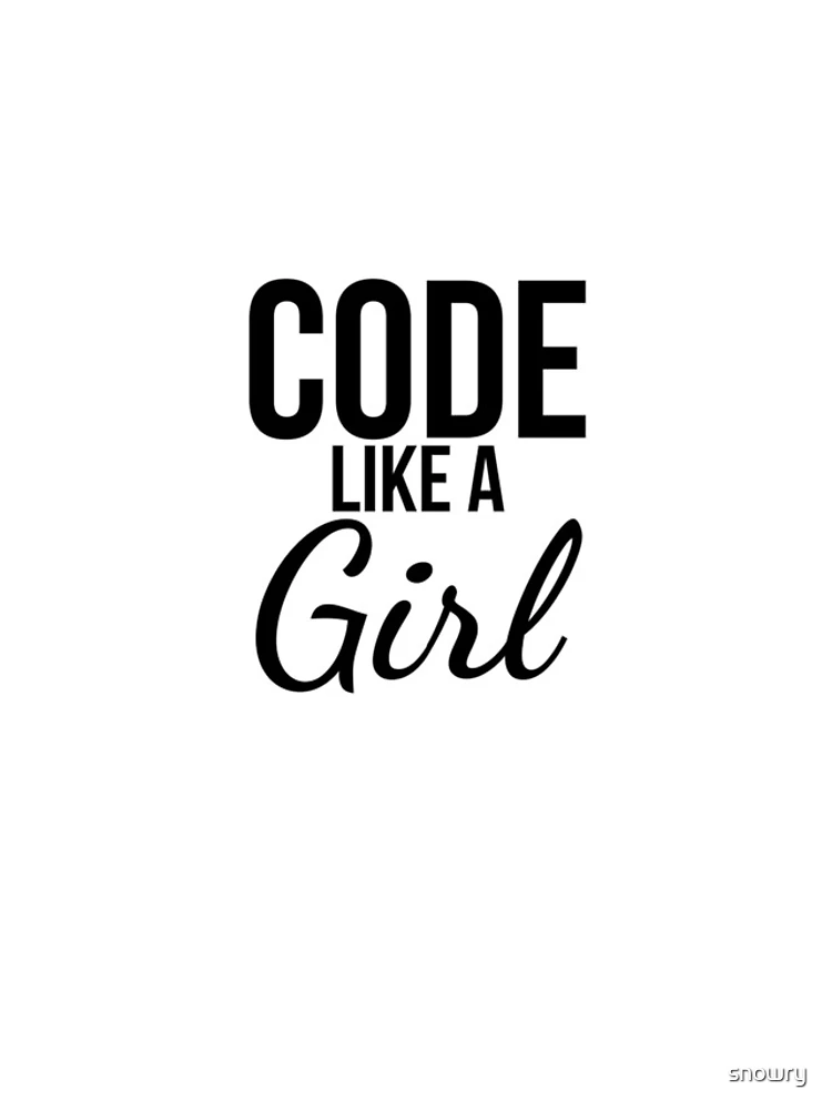 Thumbnail 4 of 4, iPhone Case, Code like a girl Programming Computer Science developer designed and sold by snowry.