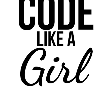 Artwork thumbnail, Code like a girl Programming Computer Science developer by snowry