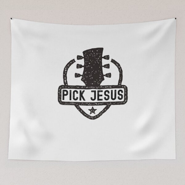Item preview, Pick Jesus Guitar player Pastor Christian pastor designed and sold by snowry.