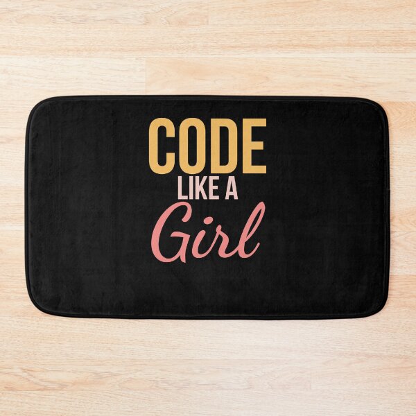 Item preview, Cute Code like a girl Programming Computer Science developer designed and sold by snowry.