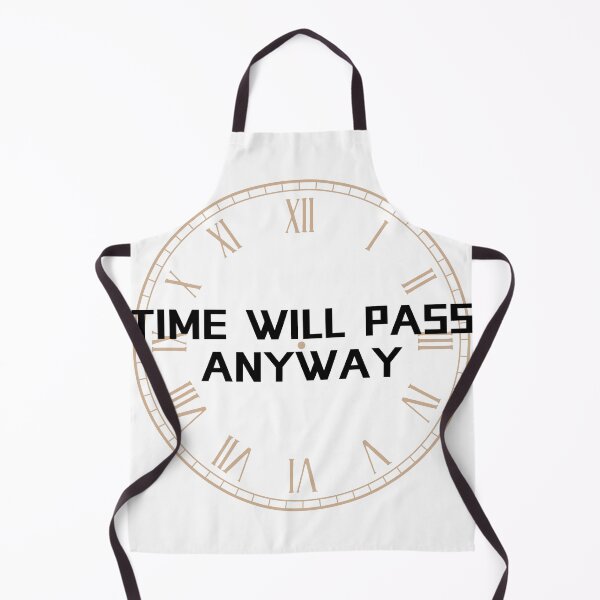 Item preview, Time Will Pass Anyway... Design Sticker, Pin, Magnet, etc. designed and sold by eggface.sandwich.