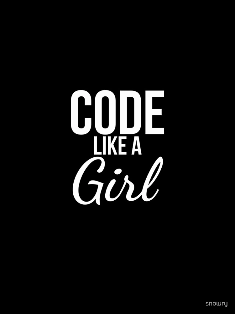 Thumbnail 4 of 4, iPhone Case, Code like a girl Programming Computer Science web developer designed and sold by snowry.