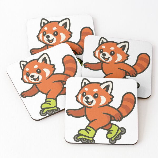 Item preview, Skating Red Panda designed and sold by WhatevrWrksMrch.