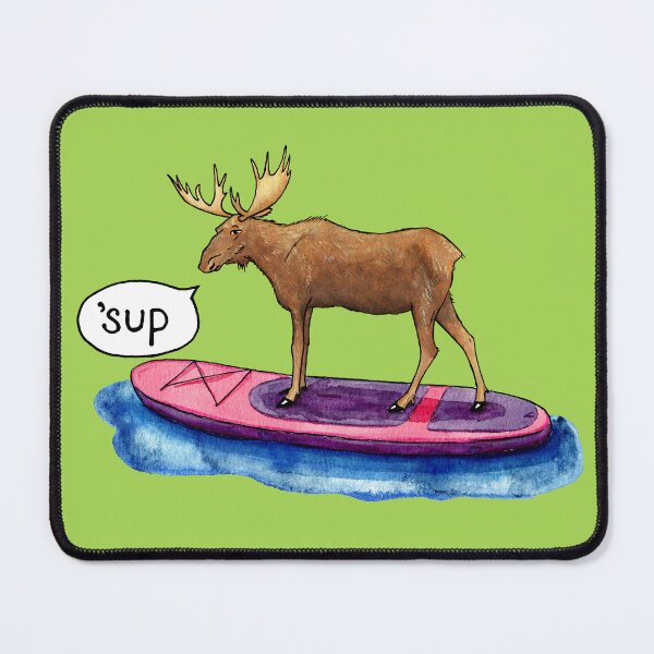 Item preview, 'Sup Paddleboard Moose designed and sold by tygersandtea.