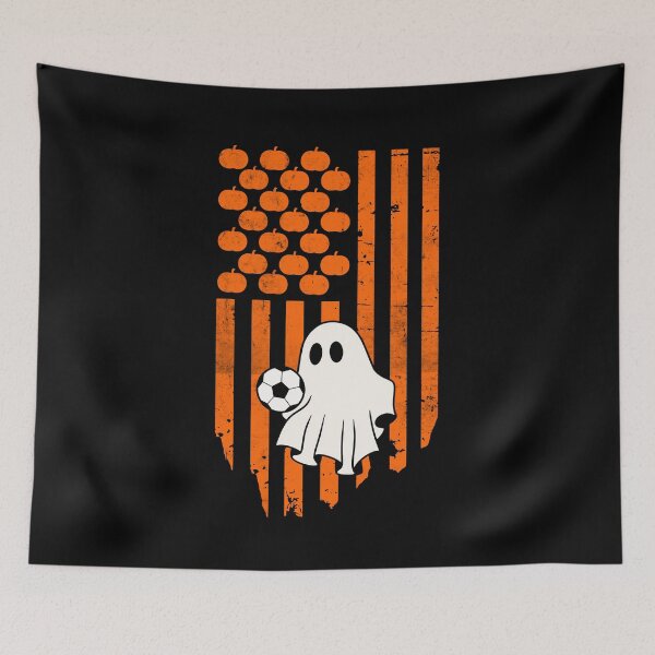 Item preview, Soccer Player Fan Ghost Halloween Patriotic America designed and sold by snowry.