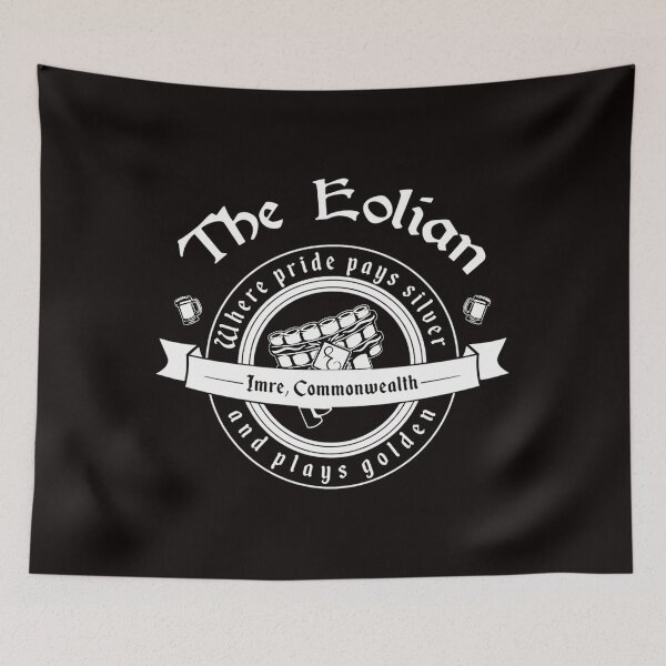 Item preview, The Eolian Bar Name Of The Wind Black designed and sold by naysko.