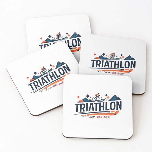 Artikelvorschau, Triathlon Schwimmen Radfahren Laufen | Motivation für Ausdauersportler Sticker entworfen und verkauft von Triathlongram.