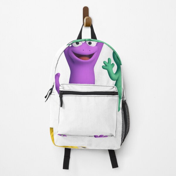 Item preview, Cute Cartoon Lizard Trio – Purple, Green, and Yellow Characters designed and sold by FunnySignalStudio.