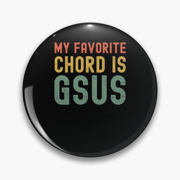 Item preview, My Favorite Chord is Gsus retro Christian Guitar player pun designed and sold by snowry.