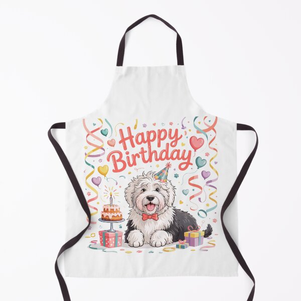 Item preview, Old English Sheepdog Birthday designed and sold by TheAnimalZ00.