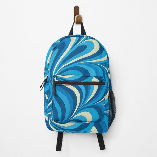 Item preview, Retro Blue Ocean Wave  designed and sold by Dragon Space.