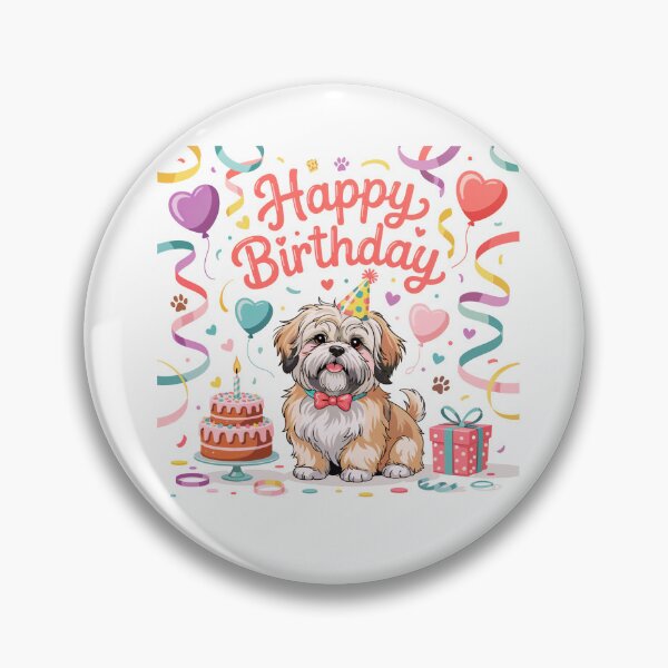 Item preview, Lhasa Apso Birthday designed and sold by TheAnimalZ00.