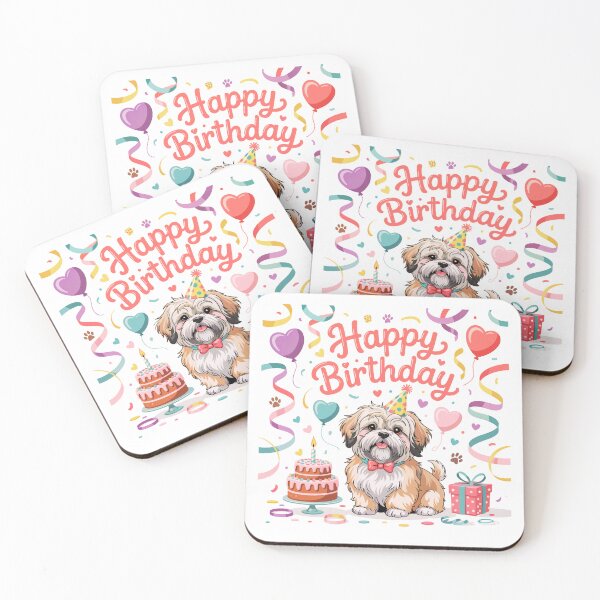 Item preview, Lhasa Apso Birthday designed and sold by TheAnimalZ00.