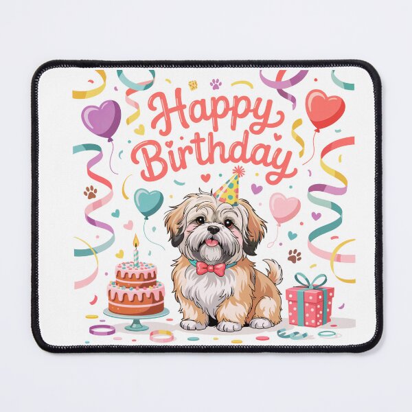 Item preview, Lhasa Apso Birthday designed and sold by TheAnimalZ00.